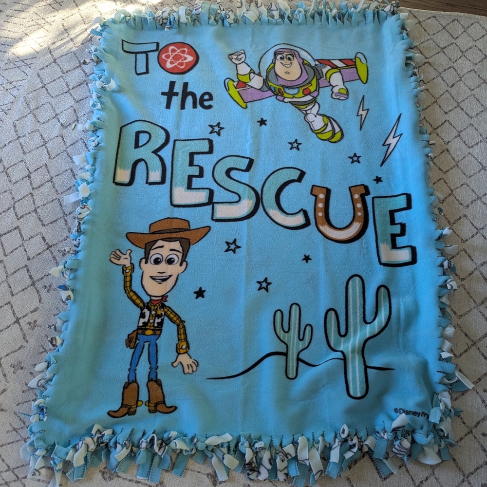 Like New Fleece Toy story blanket 54x40